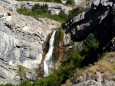 Bridal Veil Falls spills over a ridge in Provo Canyon.